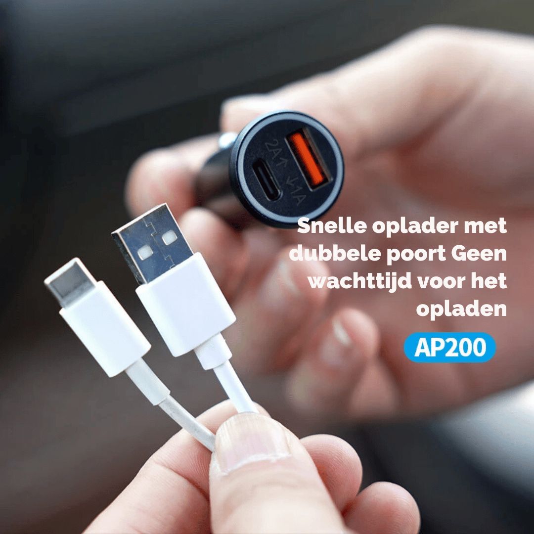 Skorter | Ap200 Usb Car Charger - 20w Fast Charger With Gps Tracker