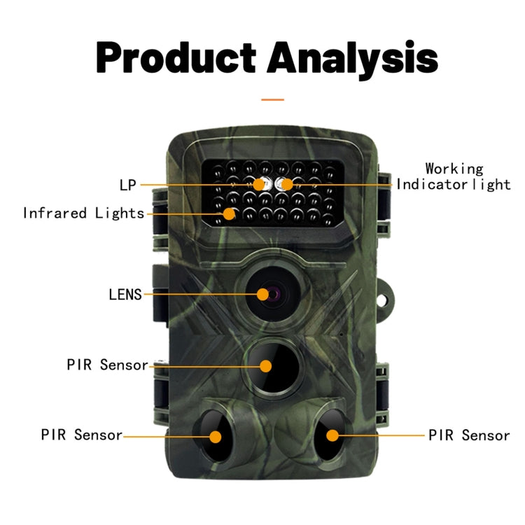 Skorter | PR3000 2 Inch LCD Screen Infrared Night Vision Wildlife Hunting Trail Camera