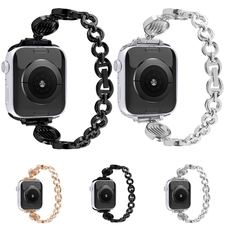 Skorter | Crystal texture metal watch band for Apple Watch Series 9&8&7 41mm / SE 3&SE 2&6&SE&5&4 40mm / 3&2&1 38mm (Gold)