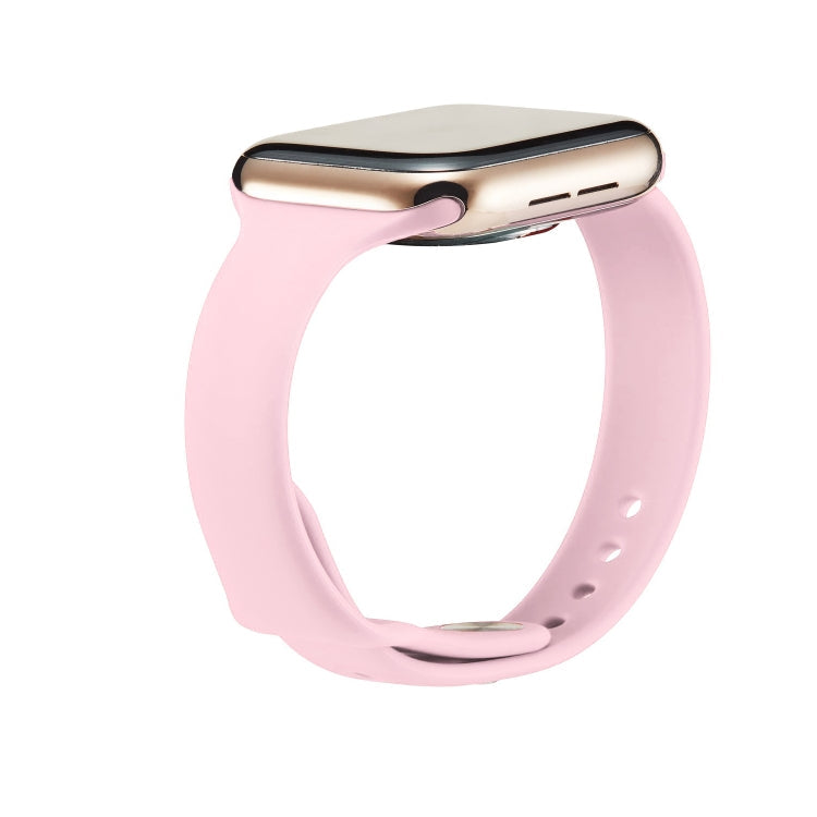 Skorter | For Apple Watch 5/4 44mm & 3/2/1 42mm Thin Silicone Strap (Pink)