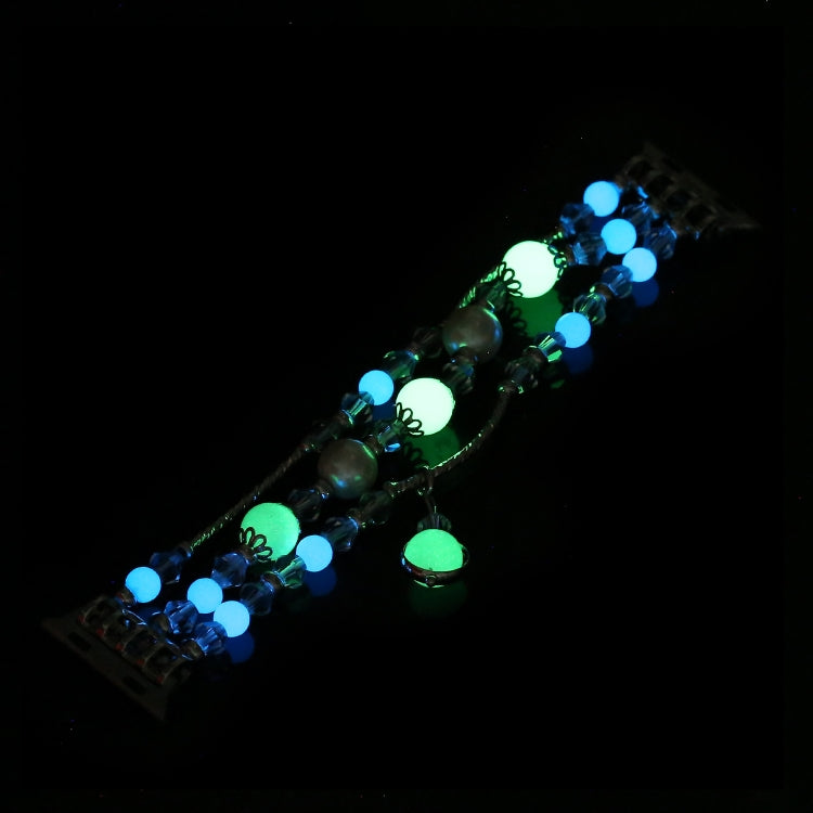 Skorter | For Apple Watch 5 & 4 40mm / 3 & 2 & 1 38mm Glowing Agate Watch Band (Rose Gold)