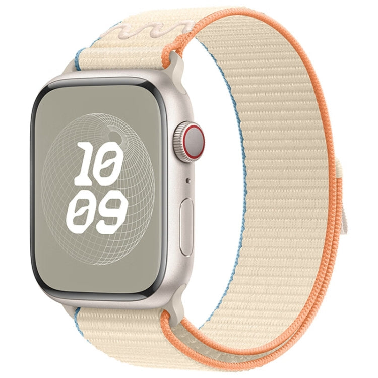 Skorter | For Apple Watch SE 2023 44 mm Loop Nylon Watch Band (Milk White)