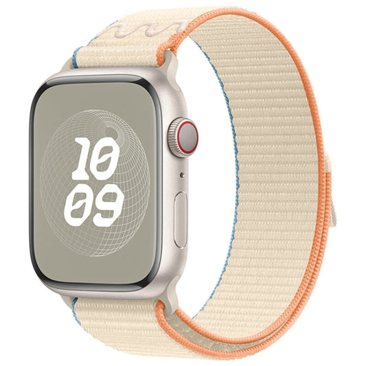 Skorter | For Apple Watch SE 2023 44 mm Loop Nylon Watch Band (Milk White)