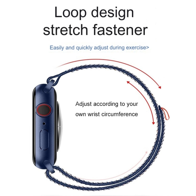 Skorter | For Apple Watch SE 2023 44 mm Loop Nylon Watch Band (Milk White)