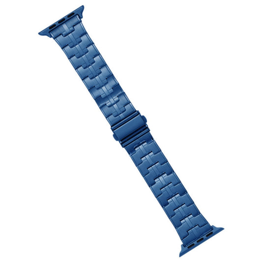 Skorter | For Apple Watch SE 2023 40mm Stainless Steel Watch Band (Blue)