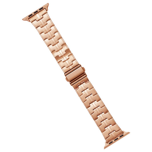 Skorter | For Apple Watch SE 2023 40mm Stainless Steel Bracelet (Rose Gold)