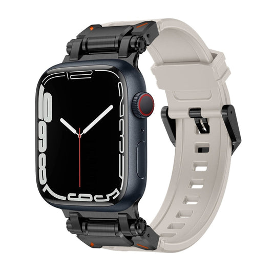 Skorter | For Apple Watch SE 2023 44mm Explorer TPU Watch Band (Black Star Light)