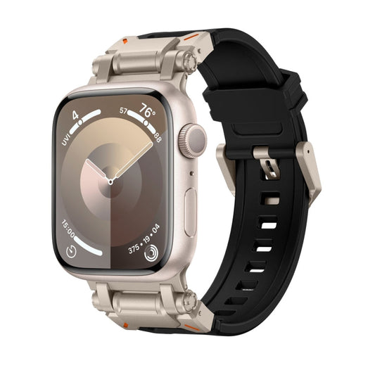 Skorter | For Apple Watch SE 2023 44mm Explorer TPU Band (Titanium Black)
