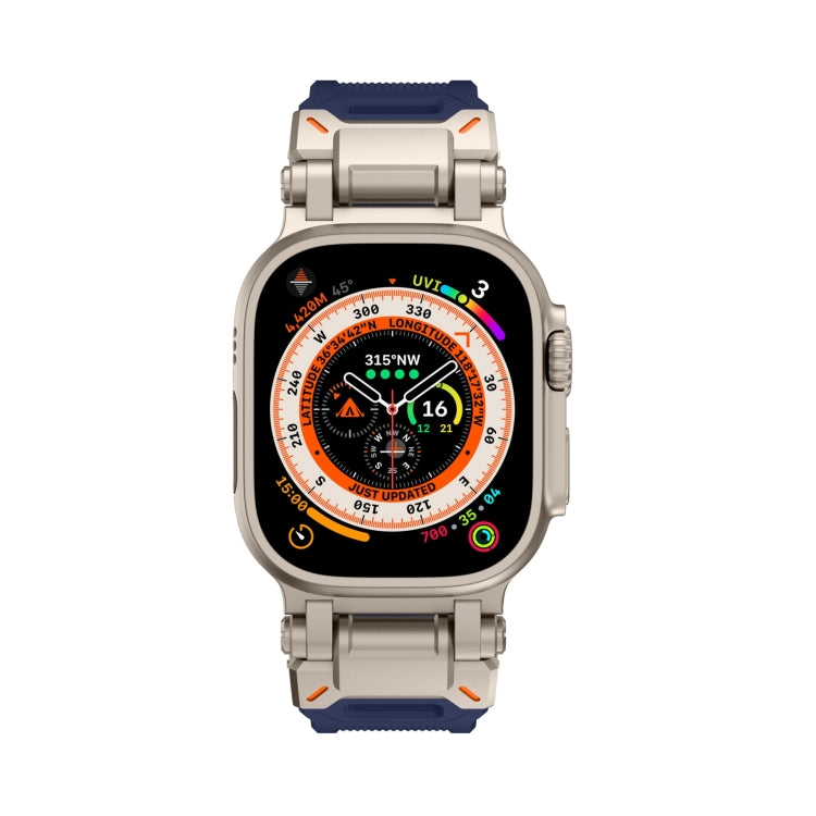 Skorter | For Apple Watch SE 2023 44mm Explorer TPU Watch Band (Titan Blue)