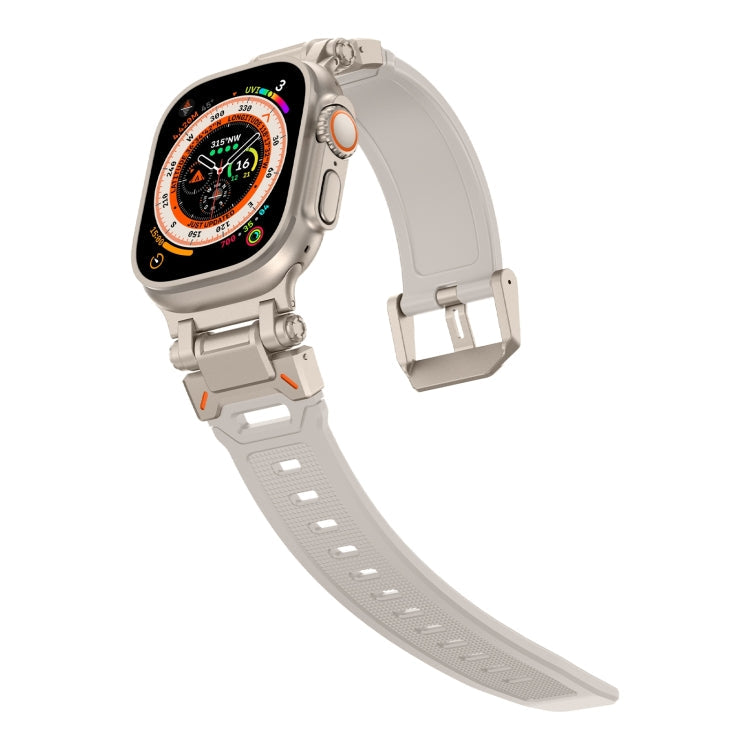 Skorter | For Apple Watch SE 2023 44mm Explorer TPU Watch Band (Titanium Starlight)