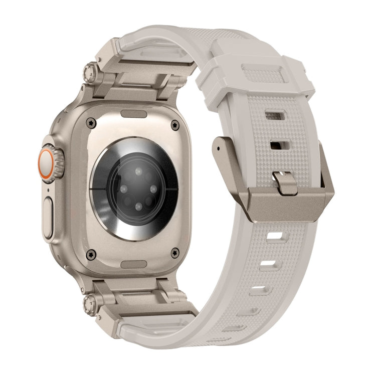 Skorter | For Apple Watch SE 2023 44mm Explorer TPU Watch Band (Titanium Starlight)