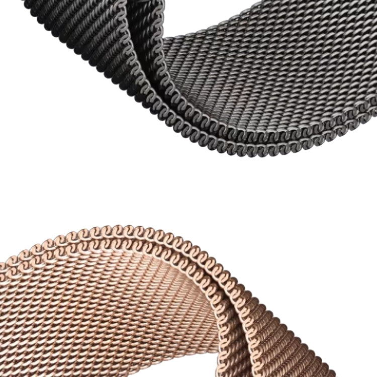 Skorter | For Apple Watch SE 2023 40mm Two Colored Milanese Loop Magnetic Watch Band (Starlight Orange)