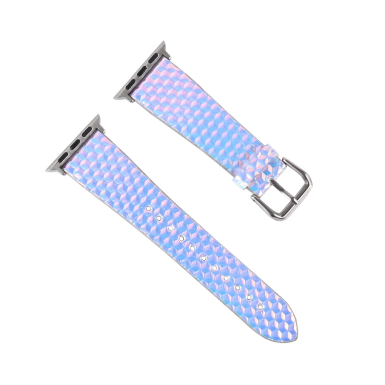 Skorter | For Apple Watch 5 & 4 40mm / 3 & 2 & 1 38mm Color Changing Glitter Fish Scale Texture Watch Strap (Rhomboid)