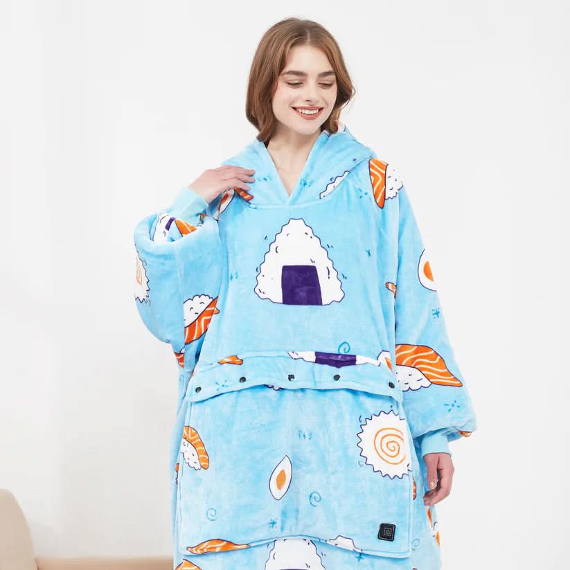 Skorter | USB heated blanket hoodie for intense warmth