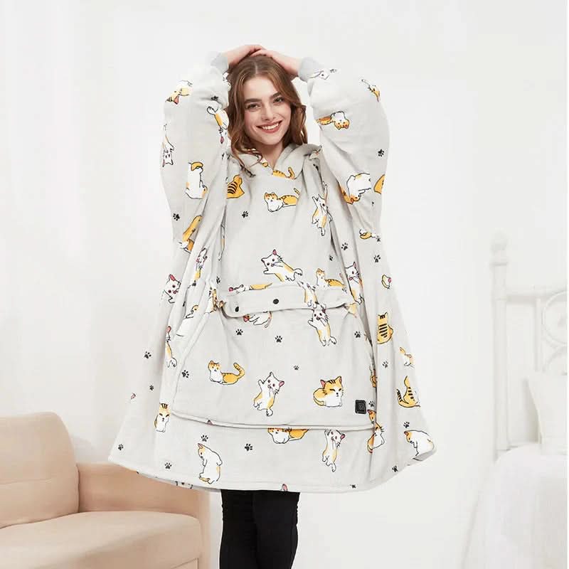 Skorter | USB heated blanket hoodie for intense warmth