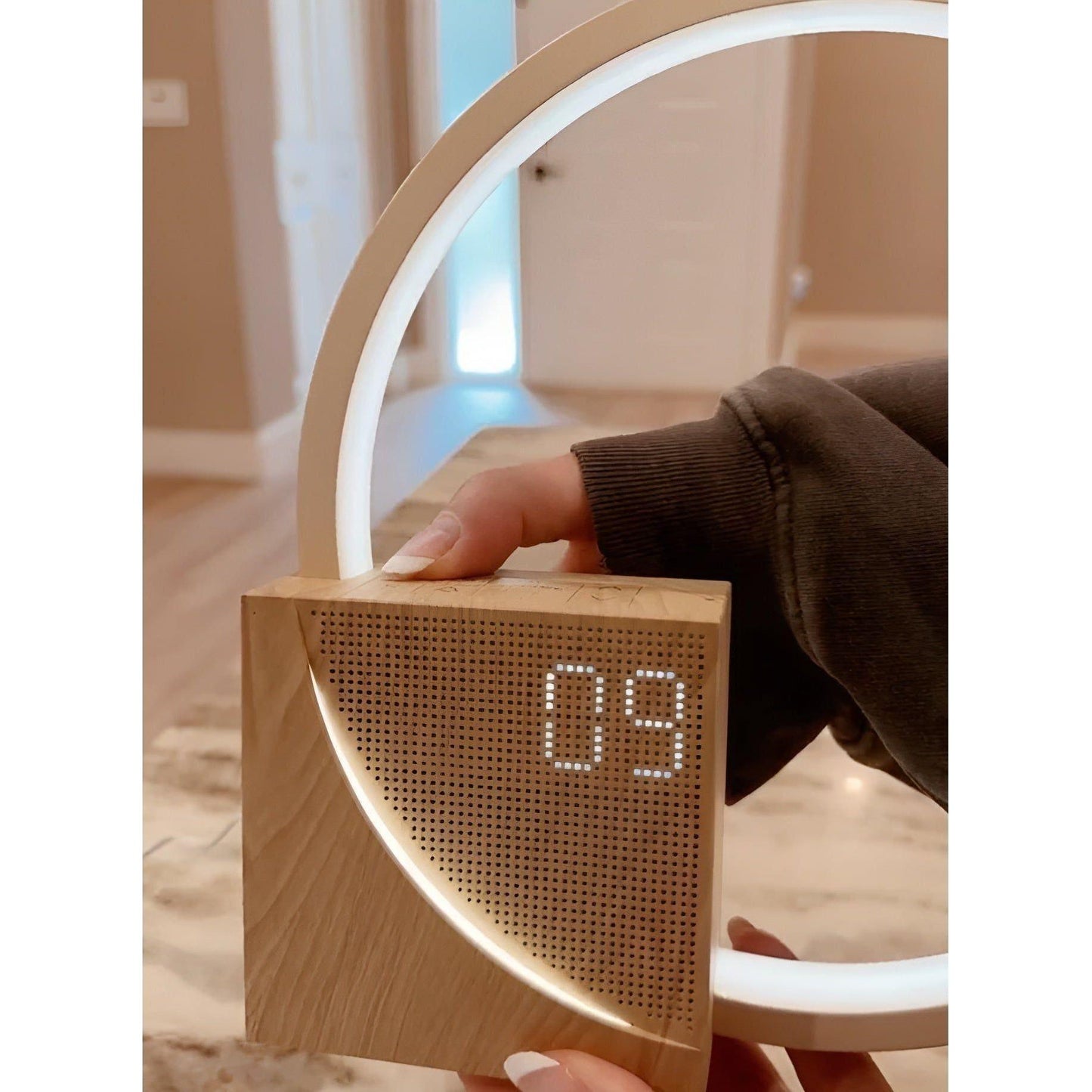 Skorter | Smart Snooze – Sunrise Simulation Alarm Clock with Dimmable Touch Lamp & Soothing Sounds