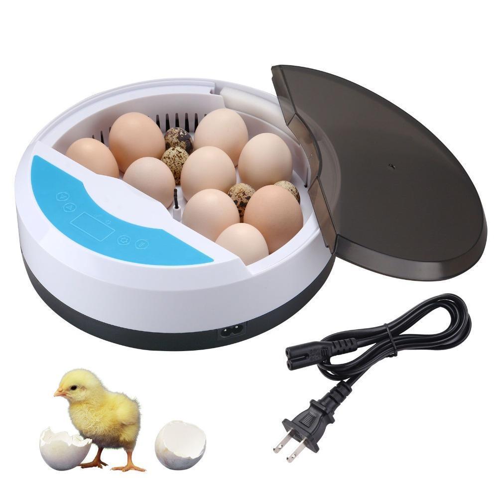 Skorter | Egg Incubator for Chicken Eggs Incubator for Egg Hatching Chicks with Temp Control LED Chicken Hatcher
