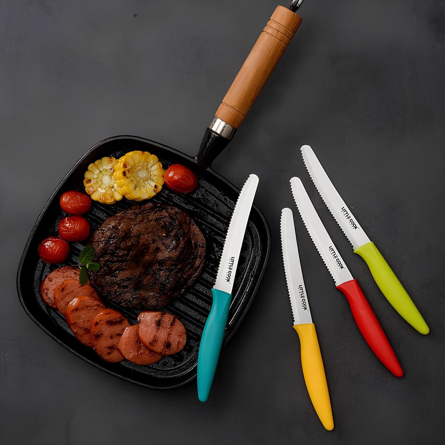 Skorter steak set with 6