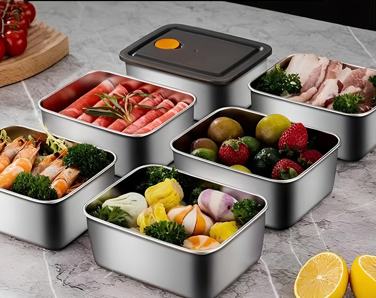 Skorter of preservation - Stainless steel lunch box
