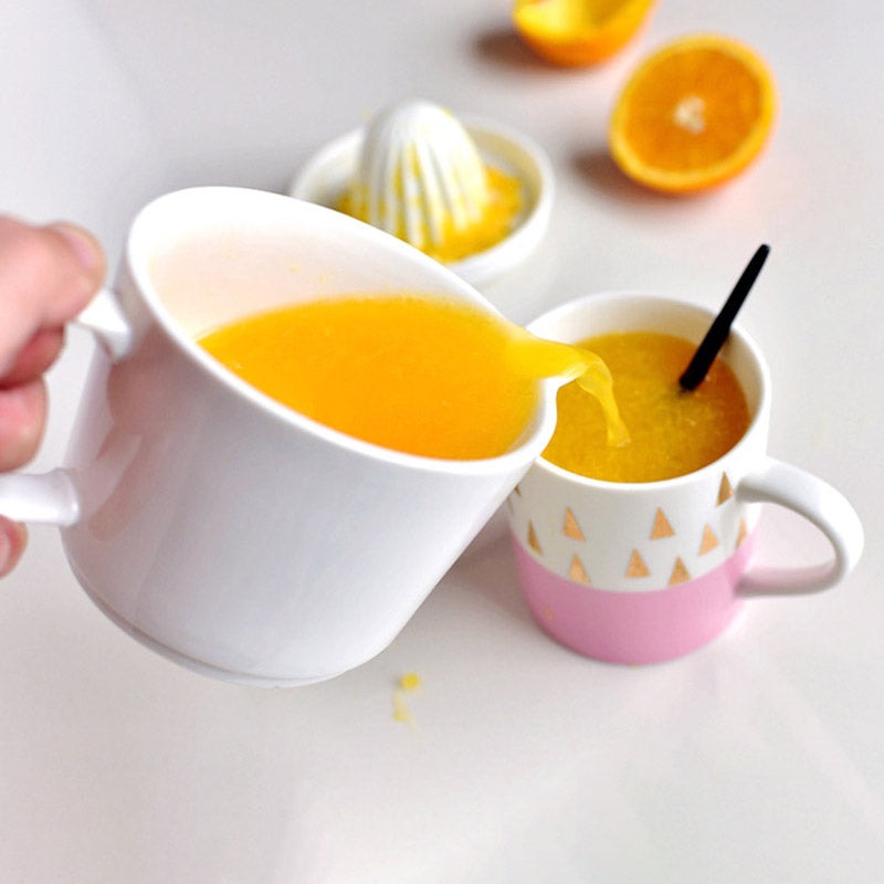 Skorter | Eze Ceramic Citrus Juicer – Manual Juice Extractor for Lemons, Oranges & Limes