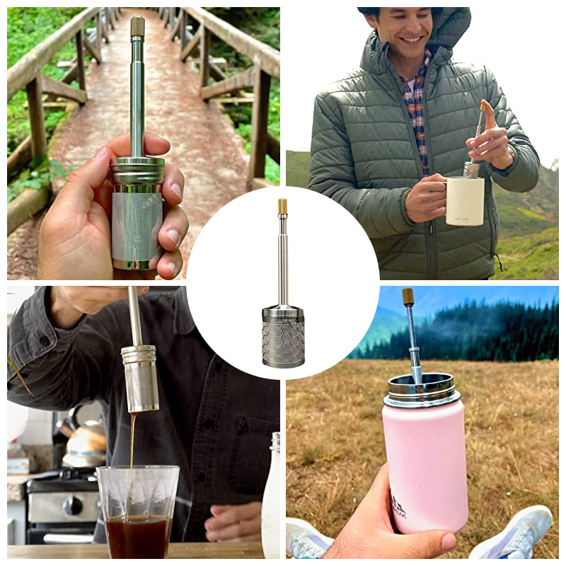 Skorter | (Pre-order, Shipping After June 15th) Manual Coffee Filter Made of Stainless Steel