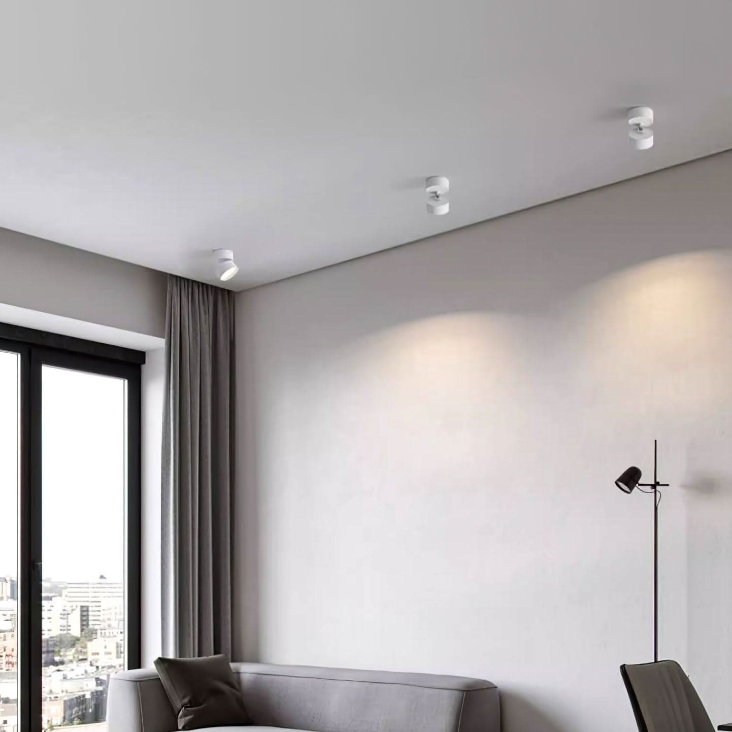 Skorter | Adjustable Surface LED Ceiling Light Warm White