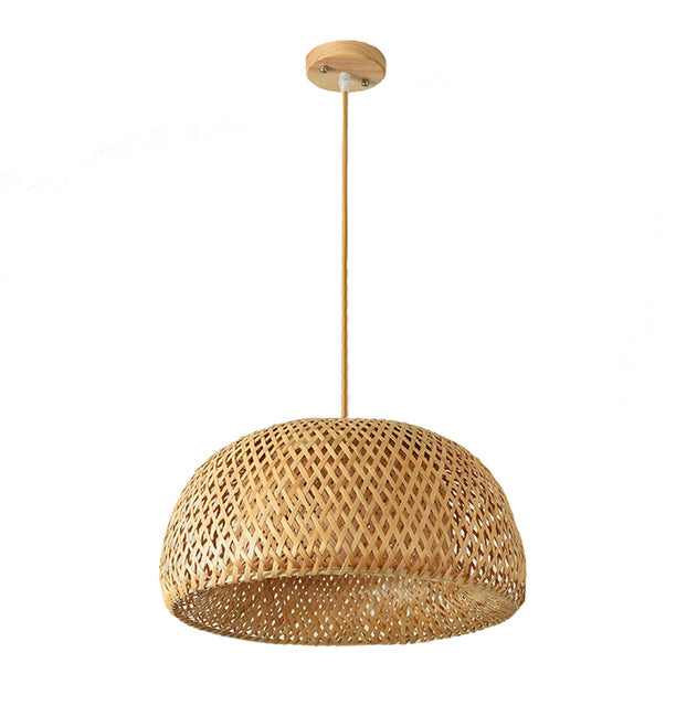 Skorter | Finn Bamboo Pendant Light – Handcrafted Rattan & Bamboo Light with Southeast Asian Charm