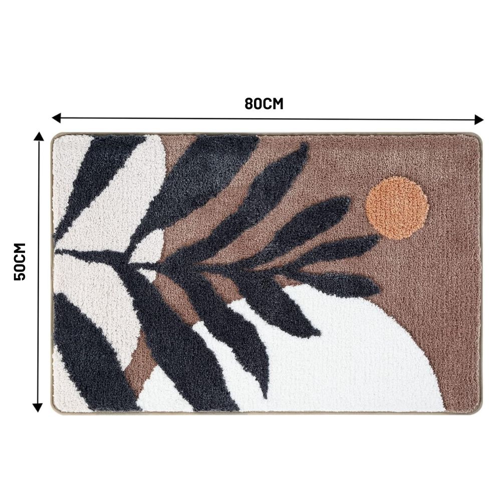 Skorter | Floral Non-Slip Bathmat