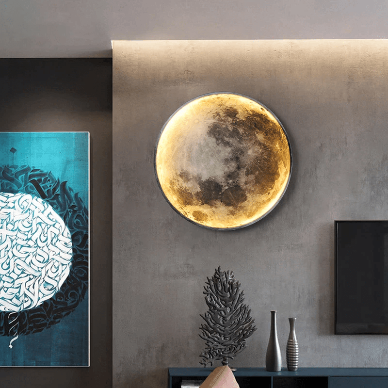 Skorter | LunaGlow – Adjustable Moon Wall Light with LED Ambience