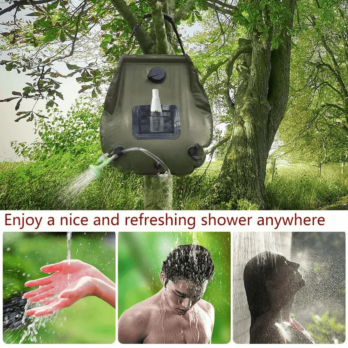Skorter | Solar Shower Bag for Camping Van and Tents