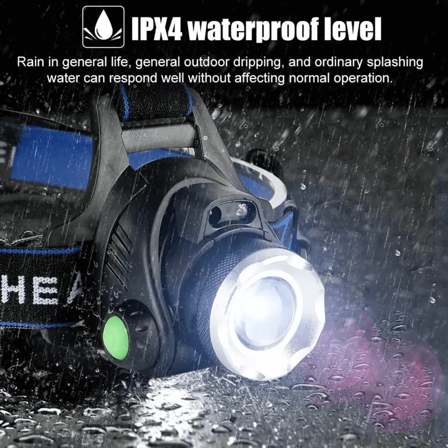 Skorter | Rechargeable Led Waterproof Headtorch