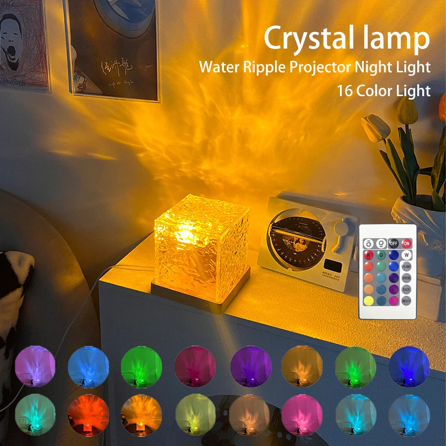 Skorter | Ripple Motion Crystal Lamp