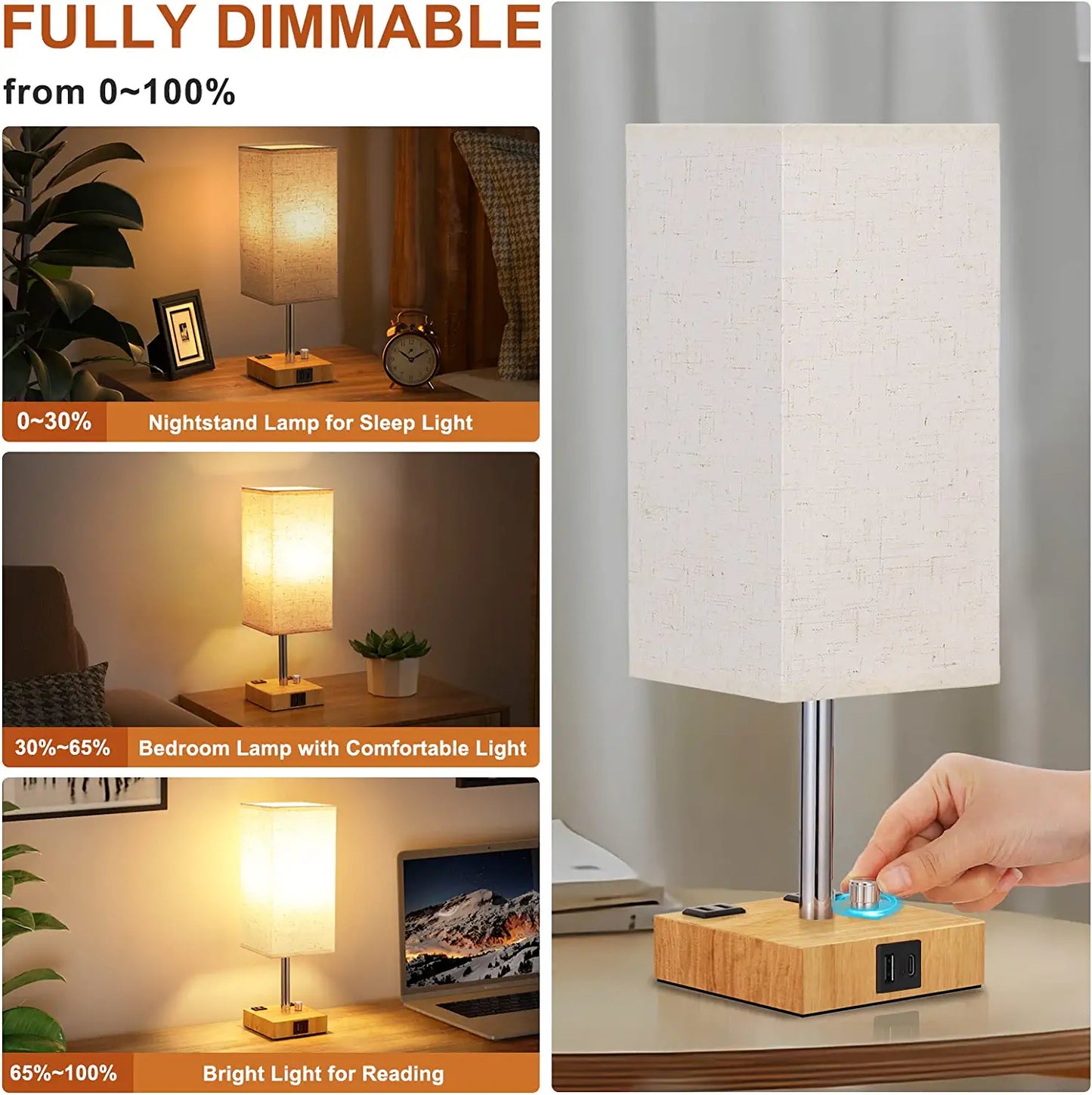 Skorter | Table lamp with speaker and wireless charger