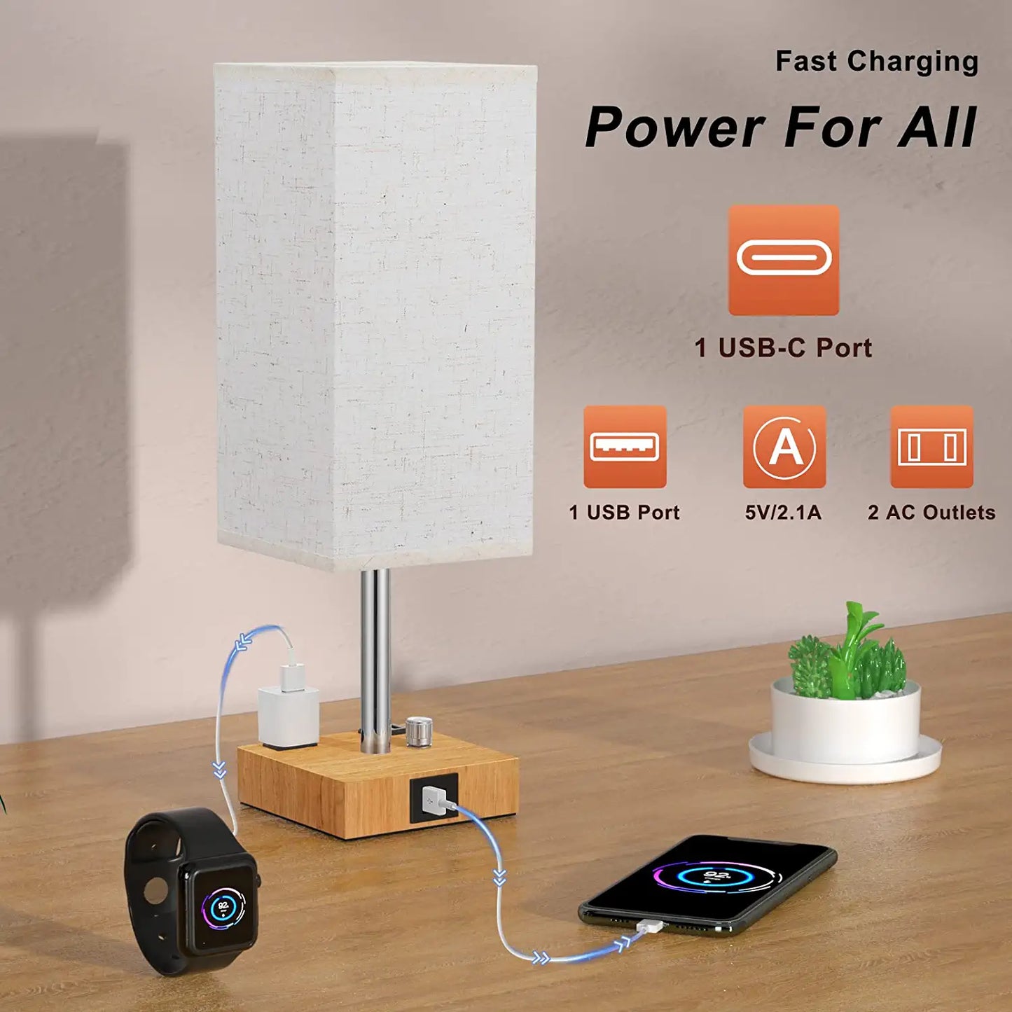 Skorter | Table lamp with speaker and wireless charger