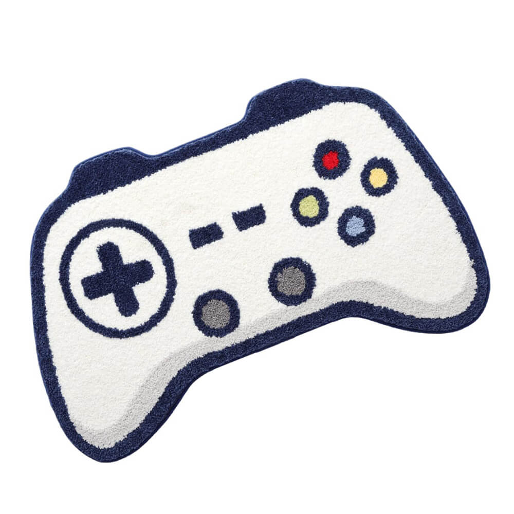 Skorter | Game controller-shaped faux cashmere printed rug