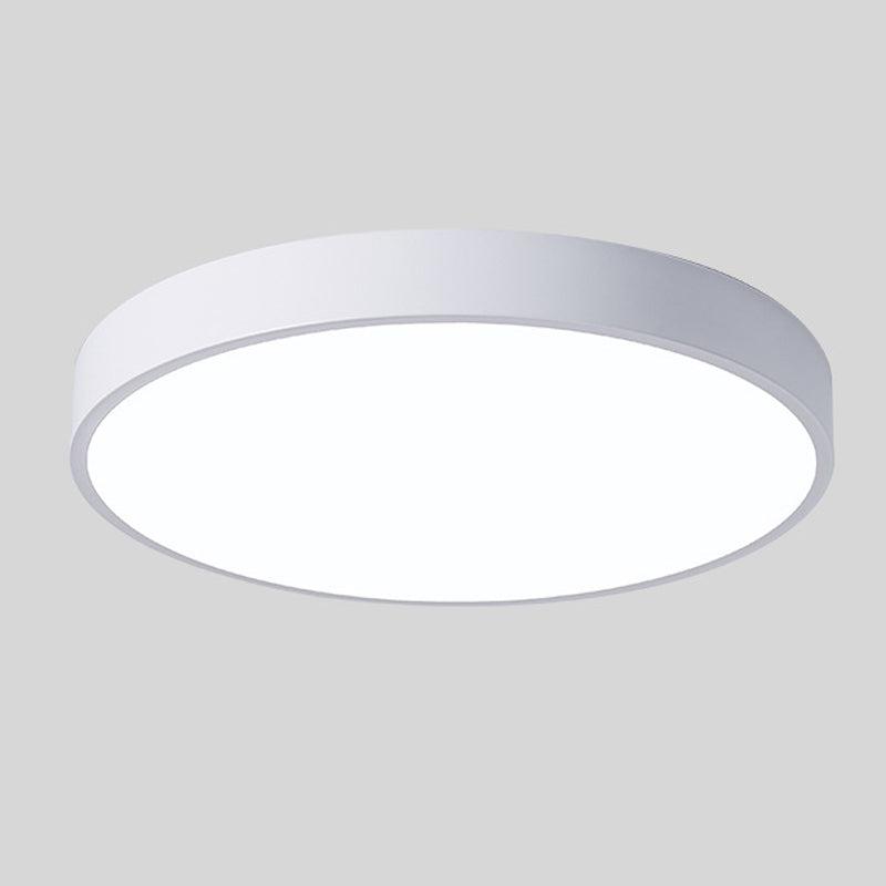 Skorter | Scandinavian Circular LED Ceiling Light | Soft Illumination, Minimalist Design & Ideal for Bedrooms and Work Areas