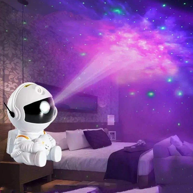 Skorter | GalaxyGlow - Astronaut LED Night Light with Star Projection