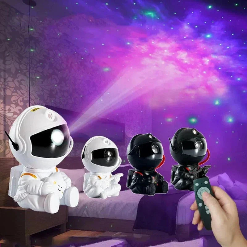 Skorter | GalaxyGlow - Astronaut LED Night Light with Star Projection