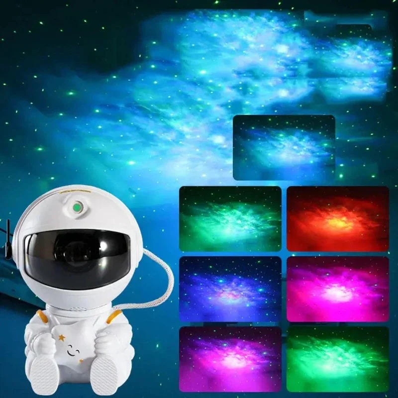Skorter | GalaxyGlow - Astronaut LED Night Light with Star Projection