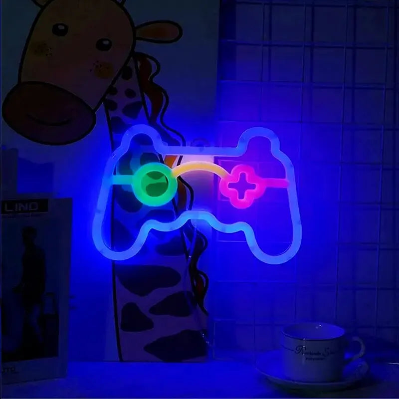 Skorter | NeonGlow - LED Game Controller Neon Sign for Gamers