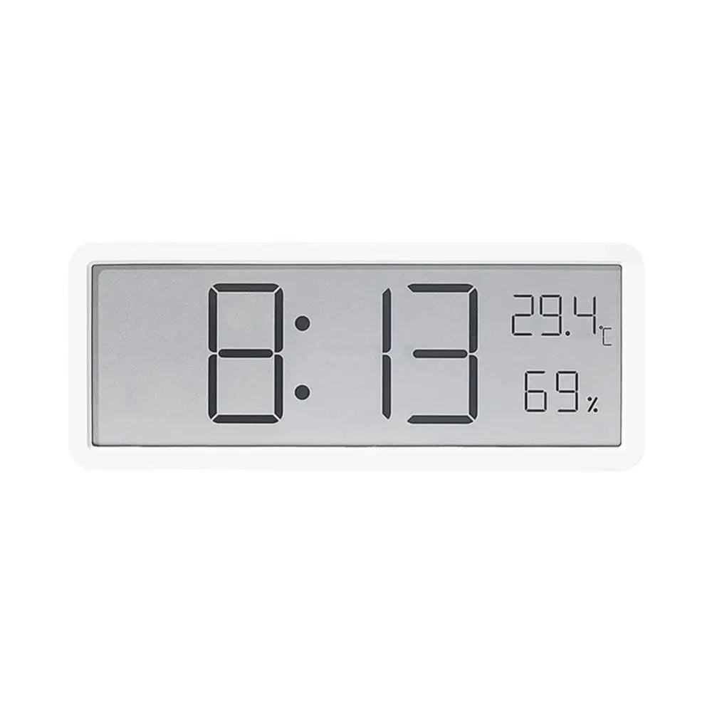 Skorter | GlowTime – Digital LED Wall Clock with Temperature & Humidity Display