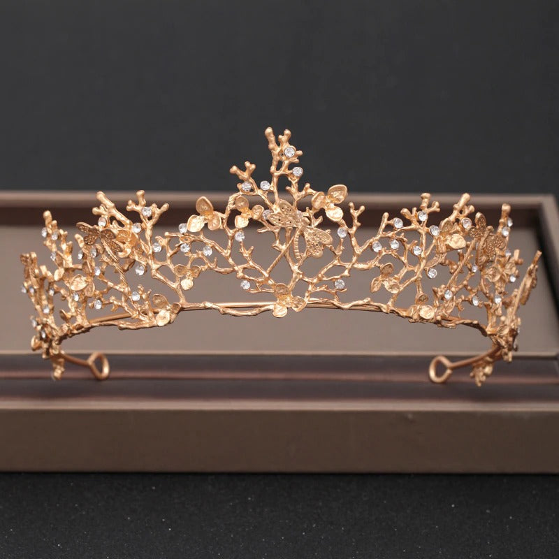 Skorter | Elegant Bridal Baroque Rhinestones Crown And Tiara Collection
