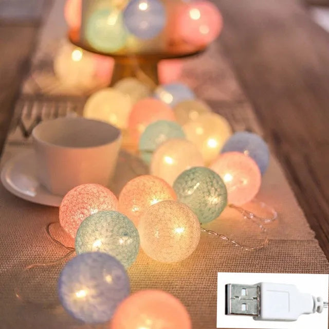 Skorter | GlobeGlow - LED Cotton Thread Lanterns
