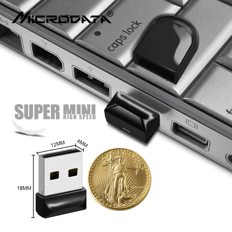 Skorter | Super Slim Mini USB Flash Drive - 4GB to 128GB