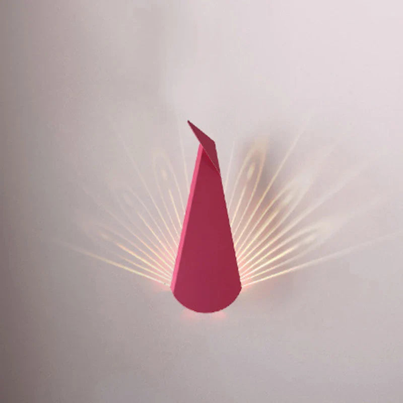 Skorter | ElegantLight - Peacock Lamp Modern LED Wall Lamp