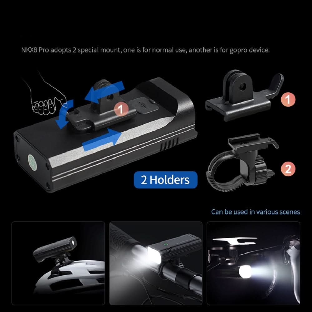 Skorter | LuminoRide Power Beam – Ultra-bright bicycle lamp with 5000 lumens & 10000-mAh battery