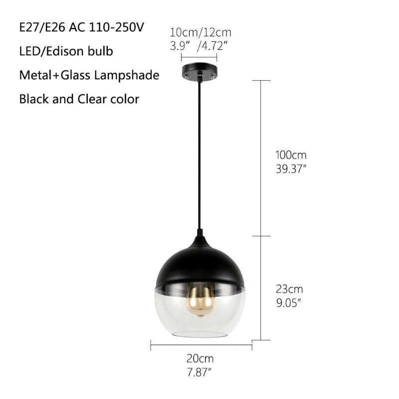 Skorter | Nordic Glass Pendant Lamp