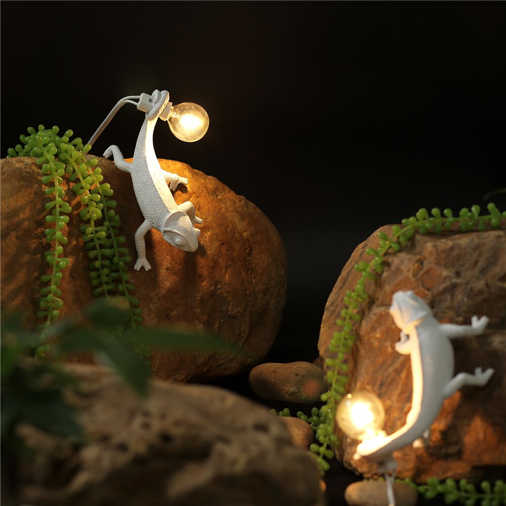 Skorter | GlowLizard - Resin Lizard Table Lamp