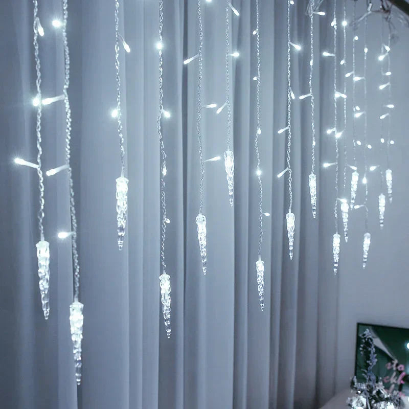 Skorter | CrystalGlow - LED Lighting Curtain for Outdoors