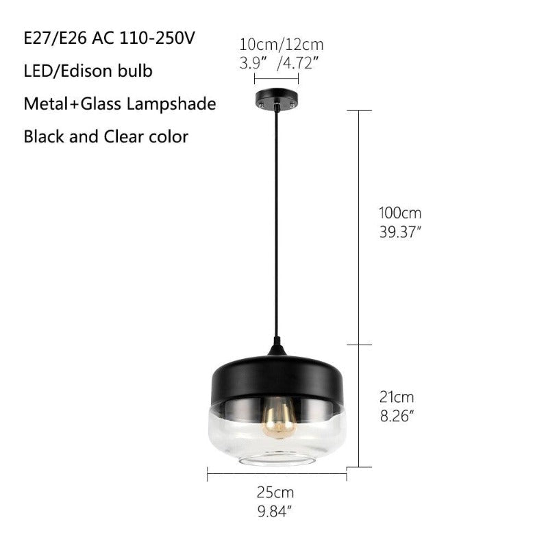 Skorter | Nordic Glass Pendant Lamp